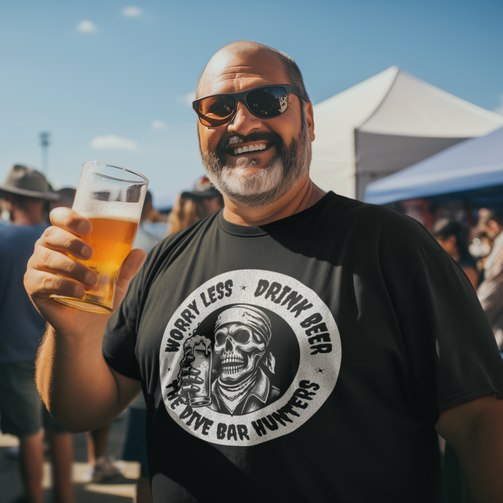 Worry Less / Drink Beer Unisex t-shirt